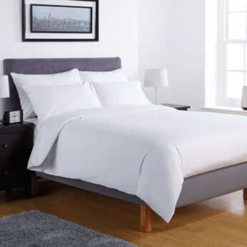 Percale pillowcase White (pair)