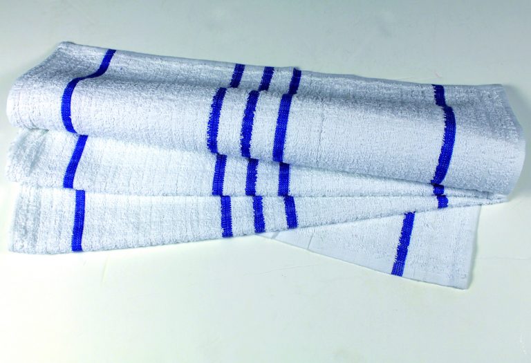 Terry Tea Towel - Blue & White