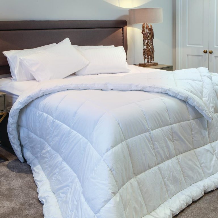 Microfibre Luxury duvet on bed