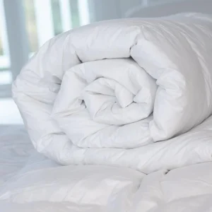 Microfibre luxury duvet rolled up