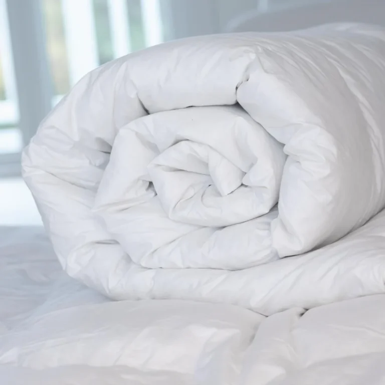 Microfibre luxury duvet rolled up