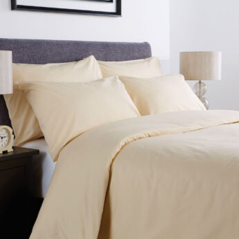 Percale pillowcase Oatmeal (pair)