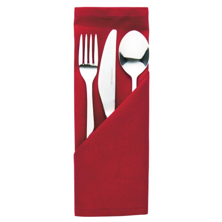 Occasions-HB566-burgundy-napkin-plain